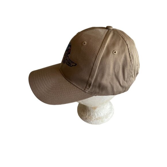 Indianapolis 500 Embroidered Logo Khaki Hat Cap Adjustable - Picture 2 of 5